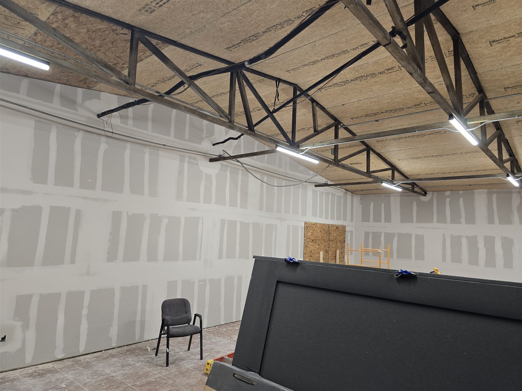 Drywall installation project in Fort Worth